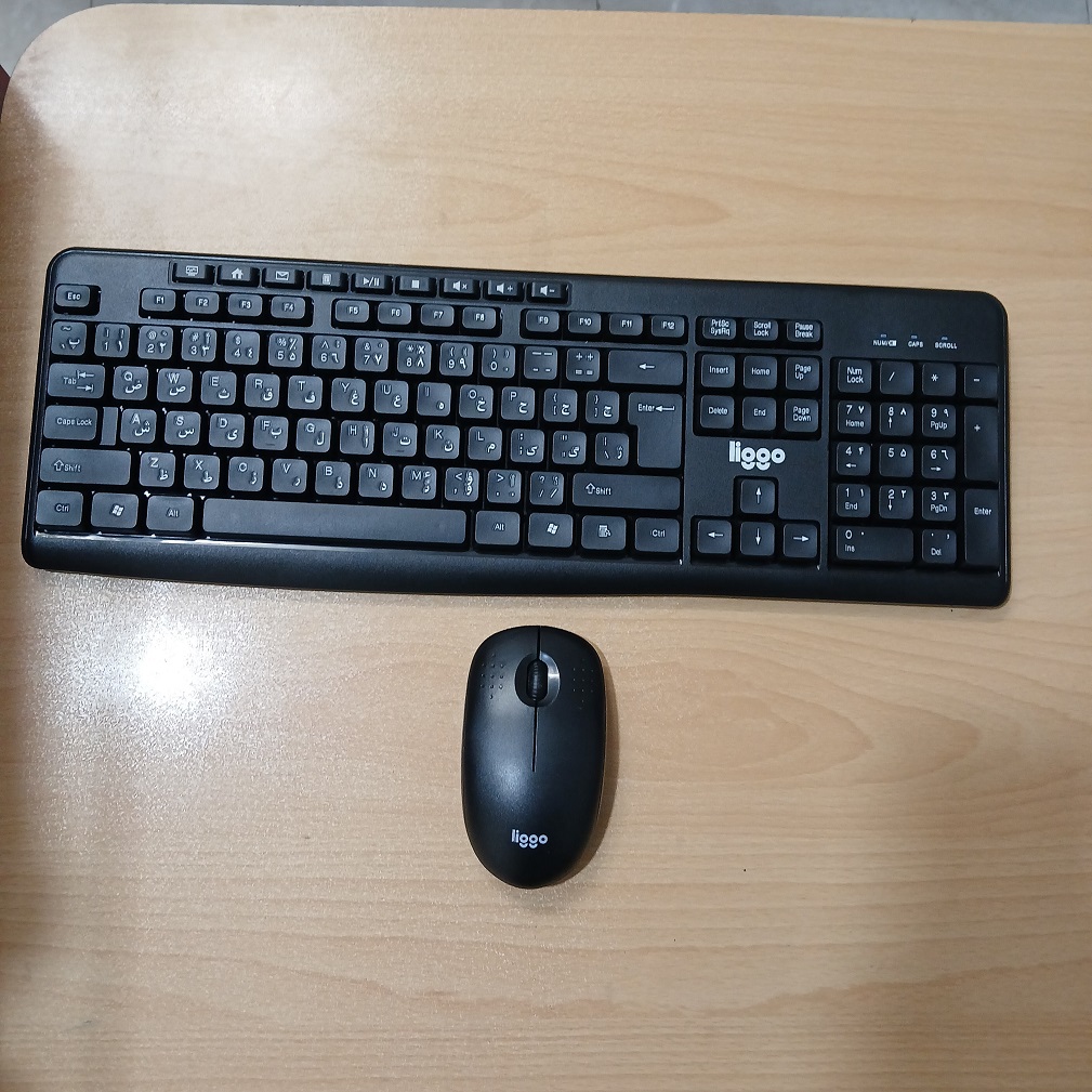 عکس محصول کیبورد و ماوس بیسیم دانگل دار